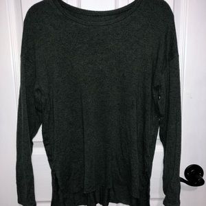 Olive green AE light sweater